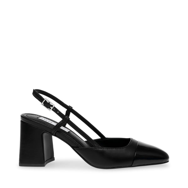 Zeina Sandal Black Leather