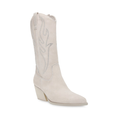 Steve Madden Walkover Boot Bone Suede Festival Collection