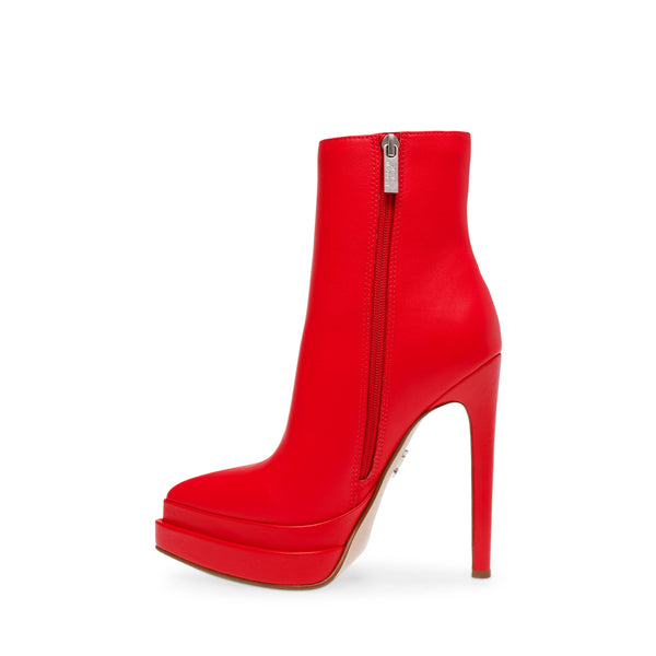 Fyre Bootie Red Leather