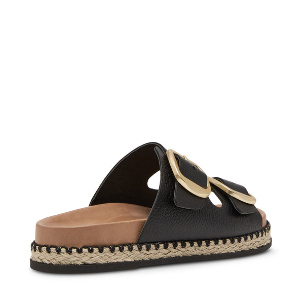 Satano Sandal Black Leather