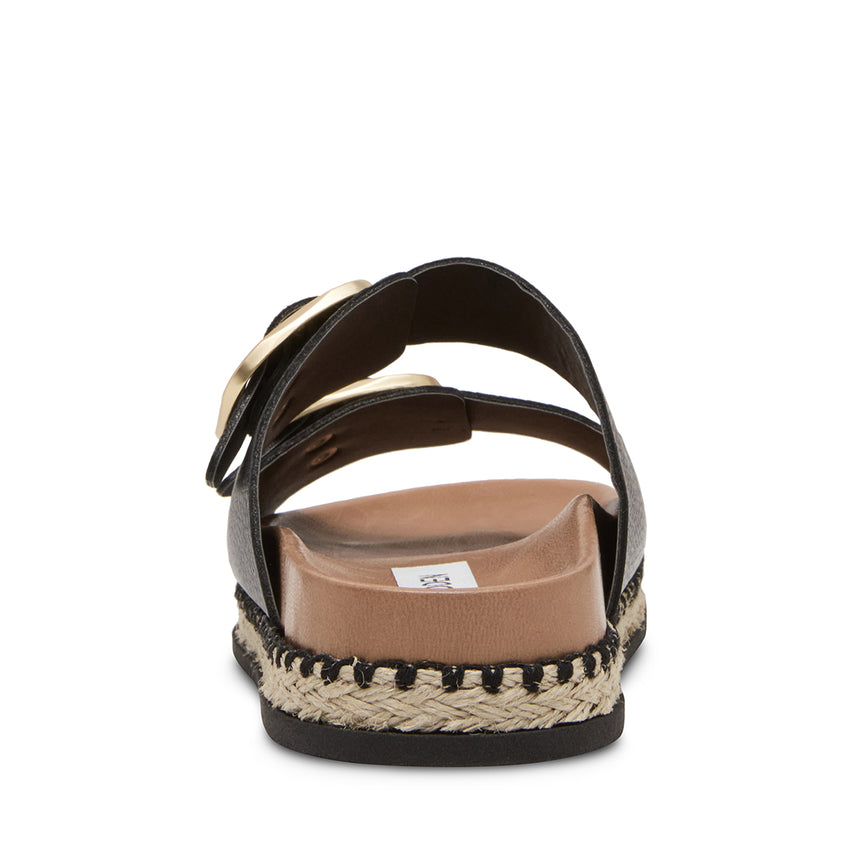 Satano Sandal Black Leather