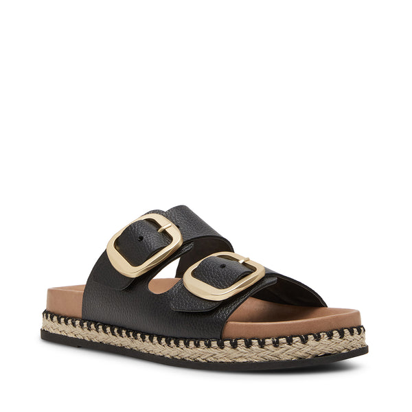 Satano Sandal Black Leather