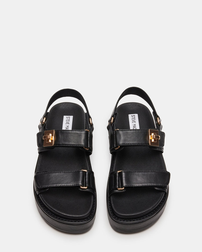 Bigmona Sandal Black Leather