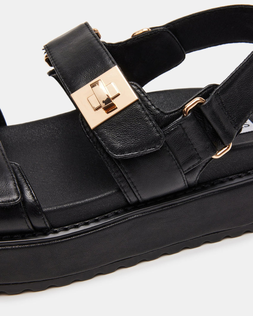 Bigmona Sandal Black Leather