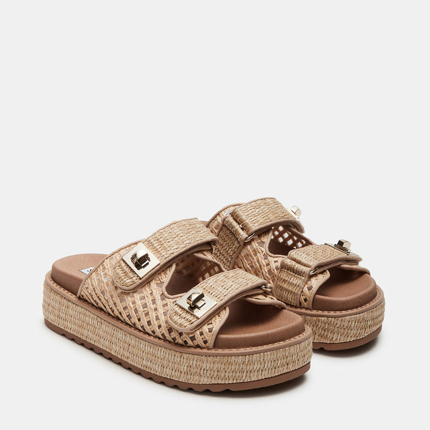 Bigschmona sandal Natural Raffia