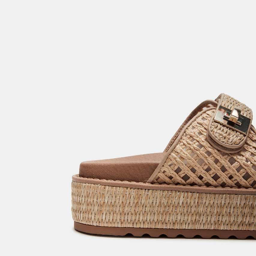 Bigschmona sandal Natural Raffia