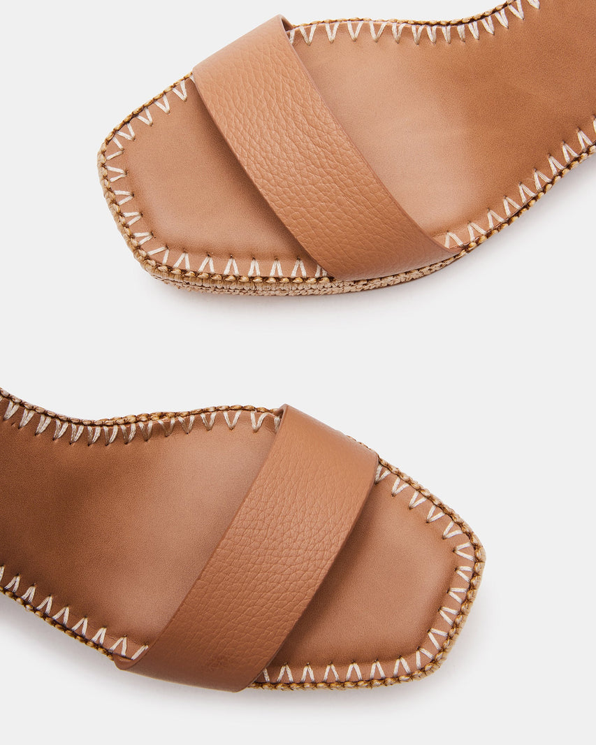 Cassie Sandals Tan Leather