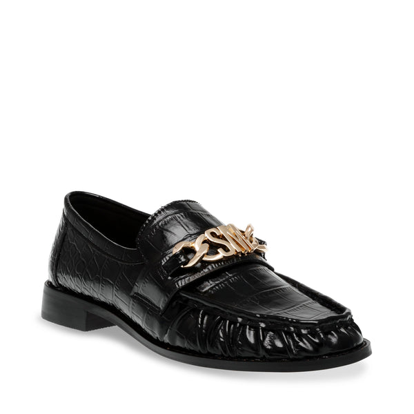 Cathedral Loafer Black Croco