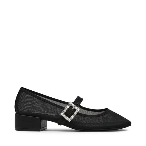 Steve Madden Champaign Ballerinas Black Mesh Bailarinas até 25%