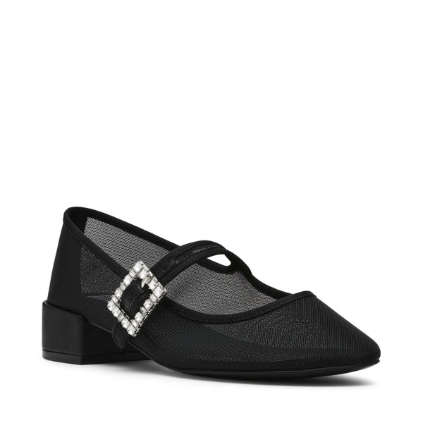 Champaign Ballerinas Black Mesh