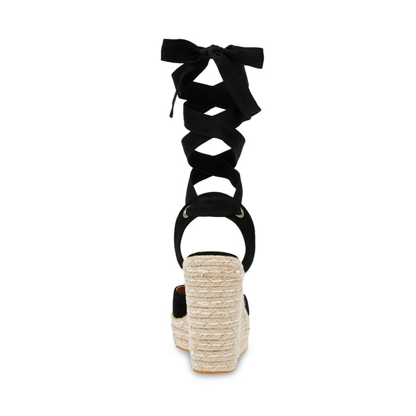 Dafina-SM Sandal Black Suede