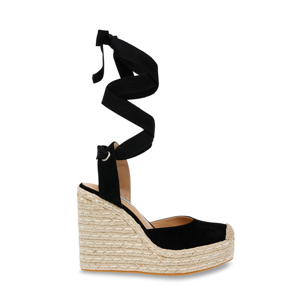 Dafina-SM Sandal Black Suede