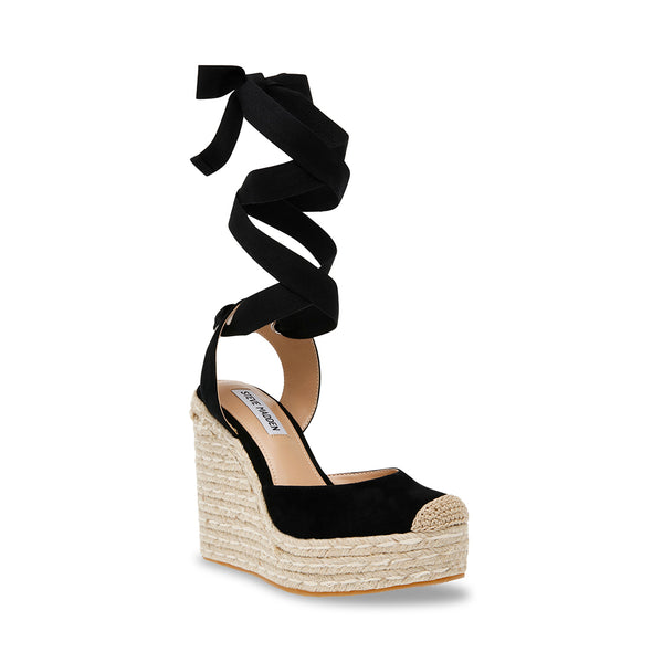 Dafina-SM Sandal Black Suede