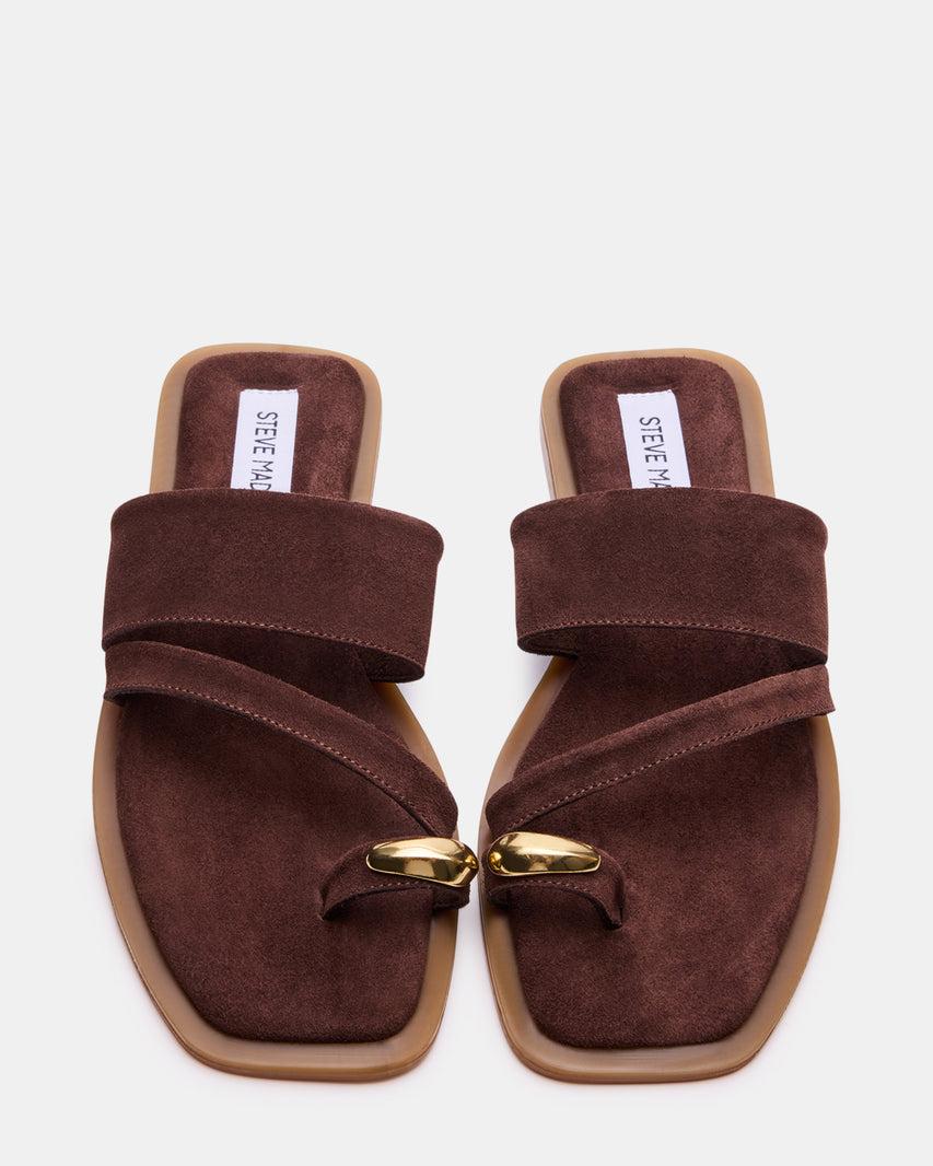 Ellaina Brown Suede - view 4