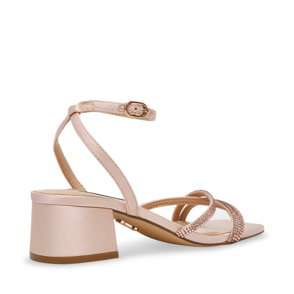 Gabby Sandal Peach Satin