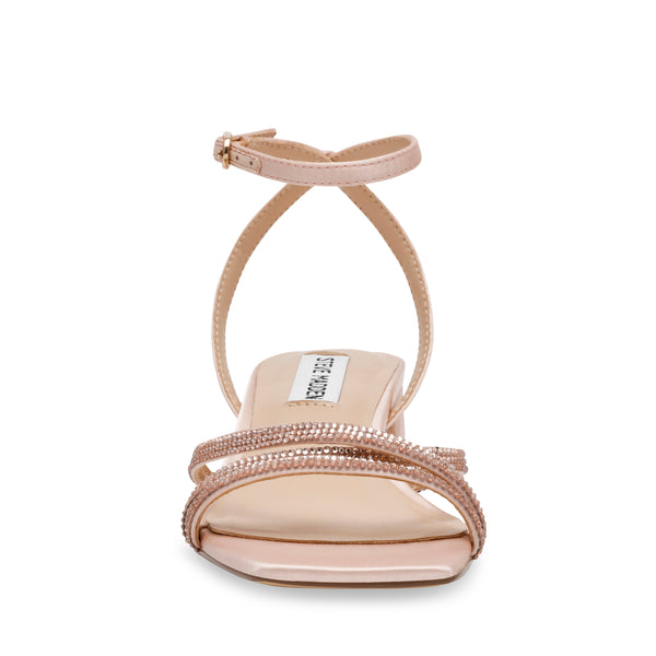 Gabby Sandal Peach Satin