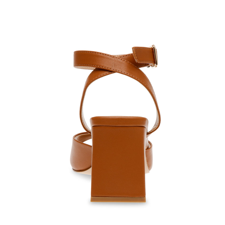 Glisten Sandal Brown Leather