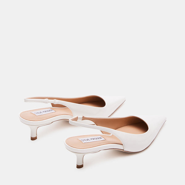 Kari Slingback White Patent