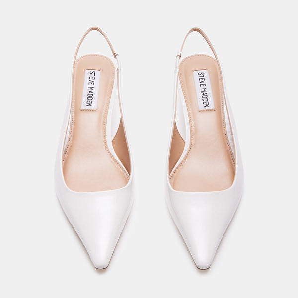 Kari Slingback White Patent