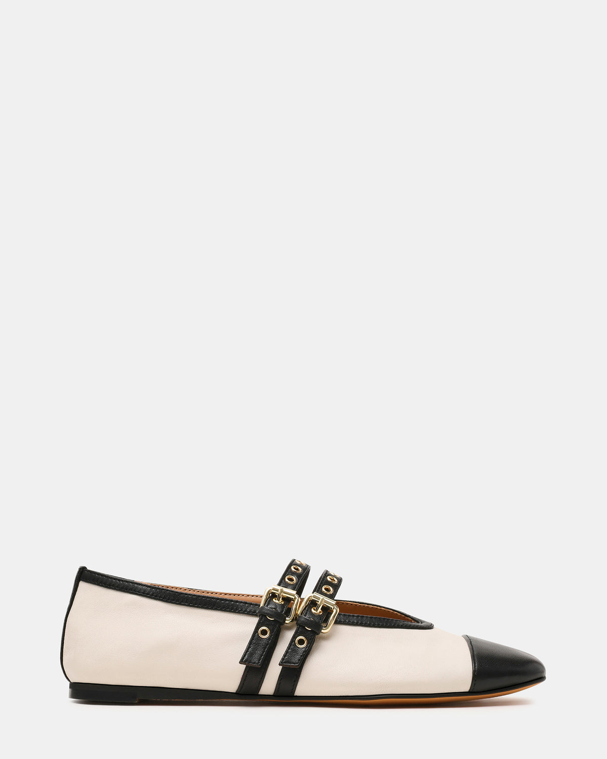 Lydia-Cap Bone/Black
