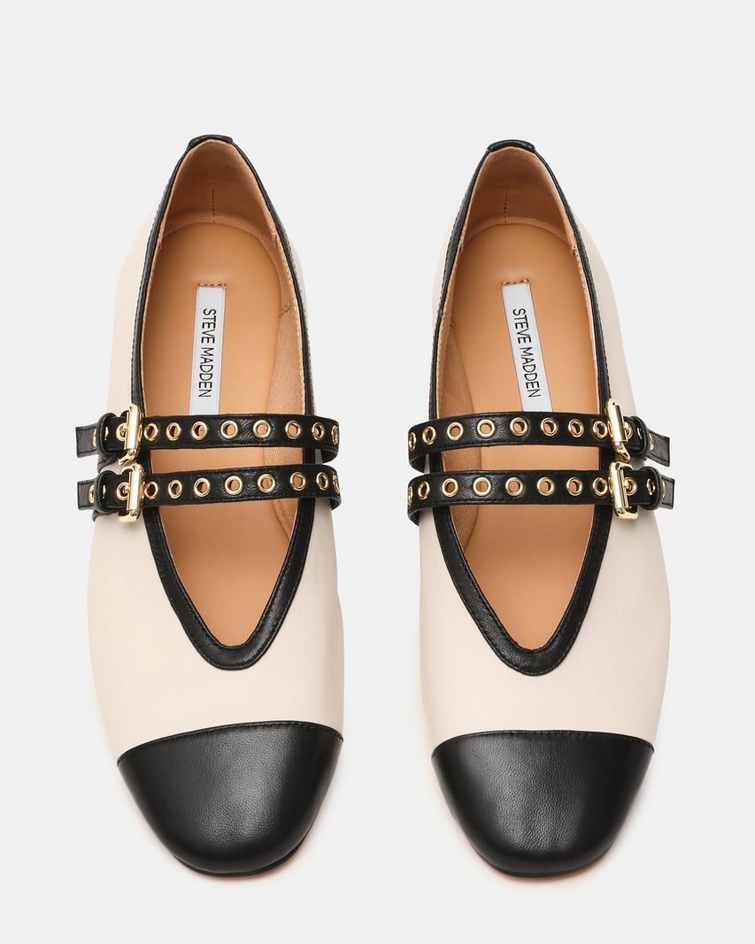 Lydia-Cap Bone/Black - view 4