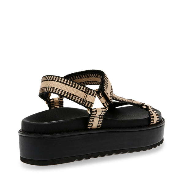 Mayville Sandal Black/Natural