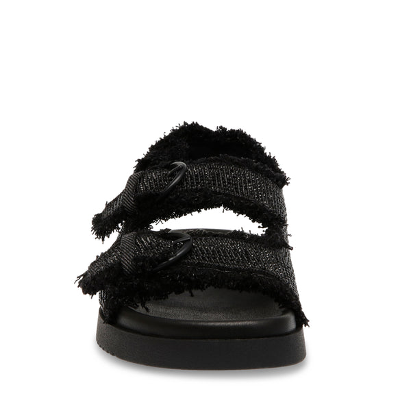 Montel Sandal Black Denim