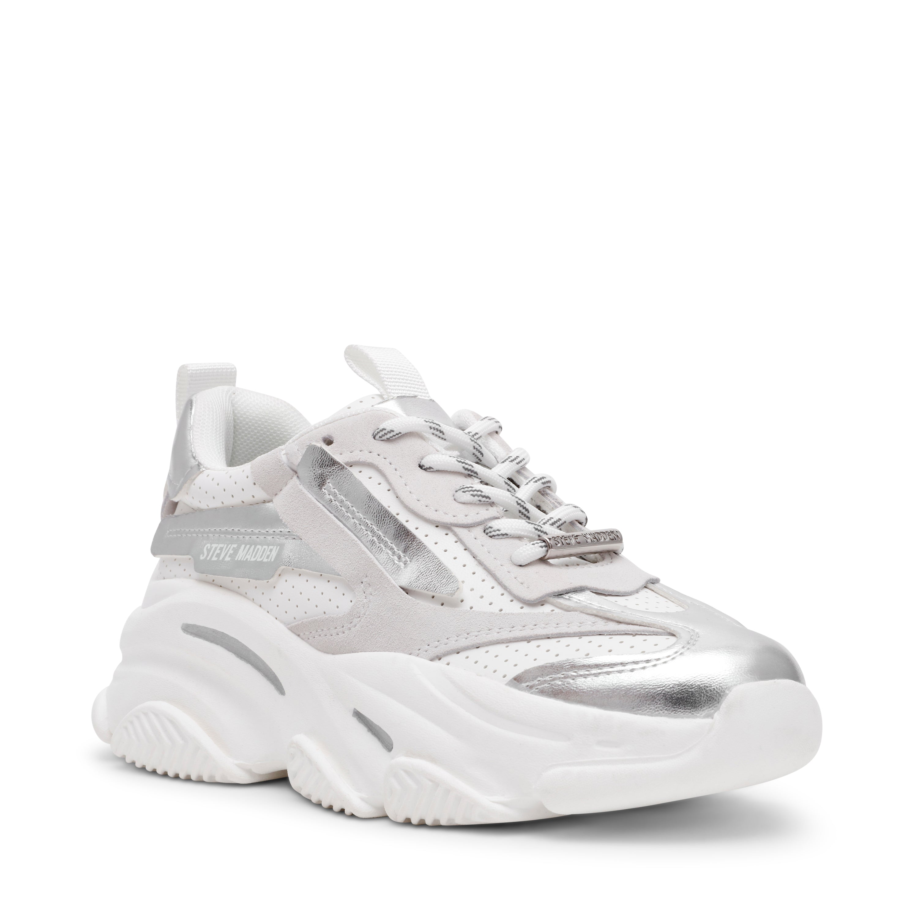 Posses-Perf White/Silver - view 7
