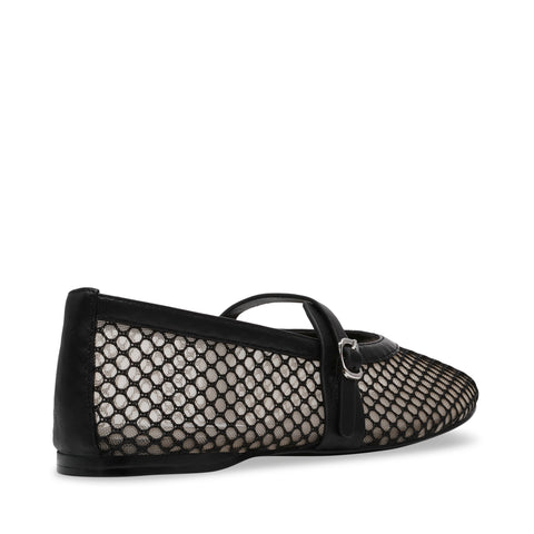 Steve Madden Rejoice-M Ballerinas Black Mesh Bailarinas - Tudo - 30%