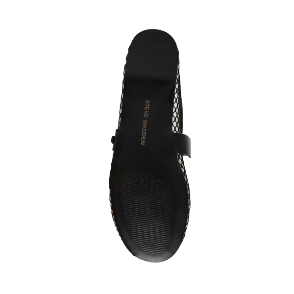 Rejoice-M Ballerinas Black Mesh