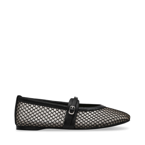 Steve Madden Rejoice-M Ballerinas Black Mesh Bailarinas - Tudo - 30%