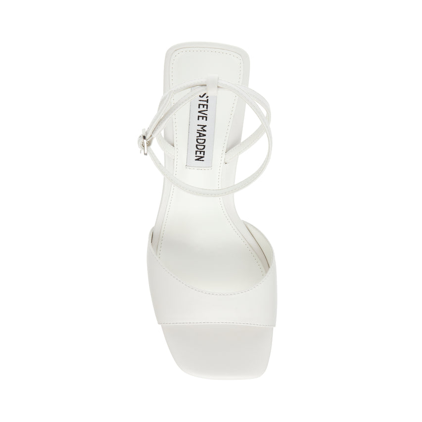 Rozlyn-T Sandal White Leather