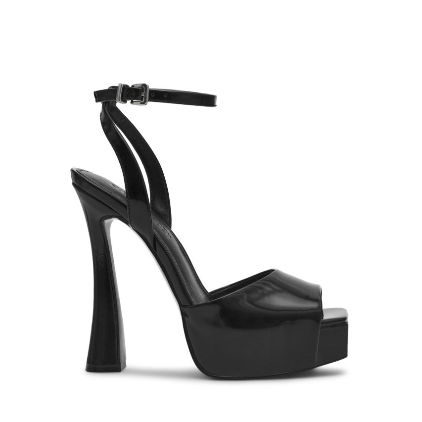 Sass Black Leather