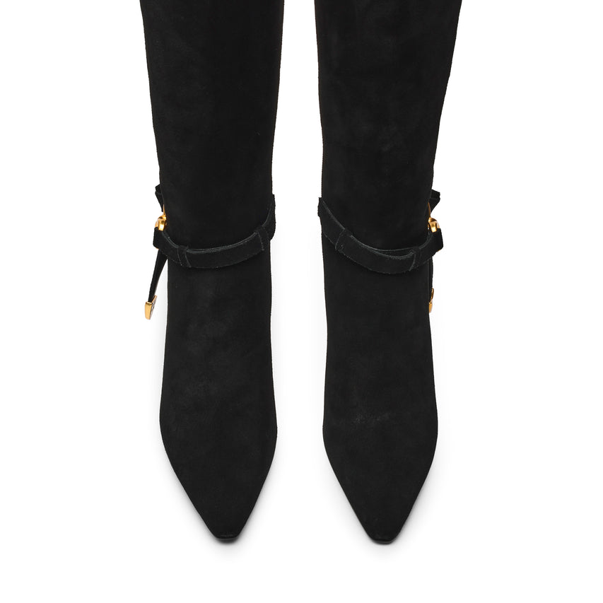 Sirrens Black Suede