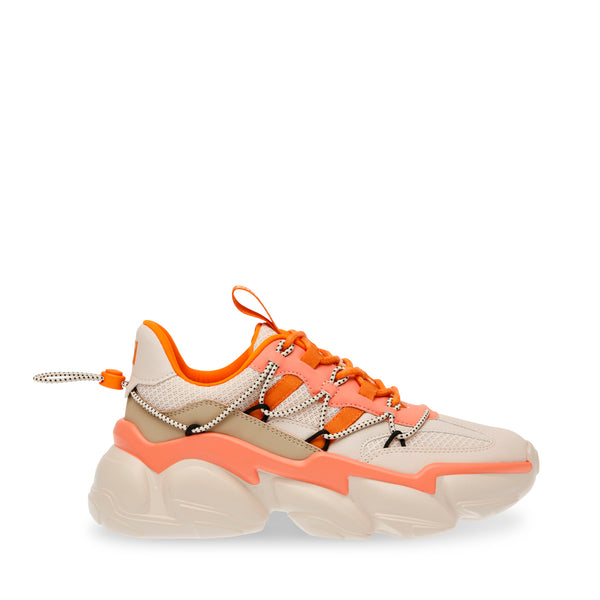 Spectator Sneaker Greige/Orange