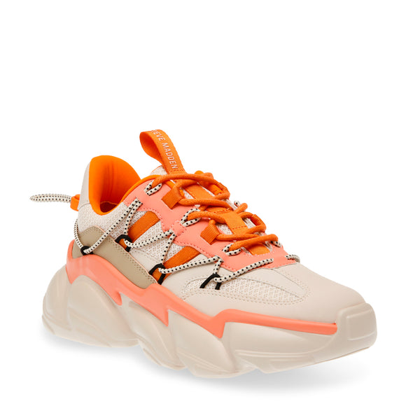 Spectator Sneaker Greige/Orange