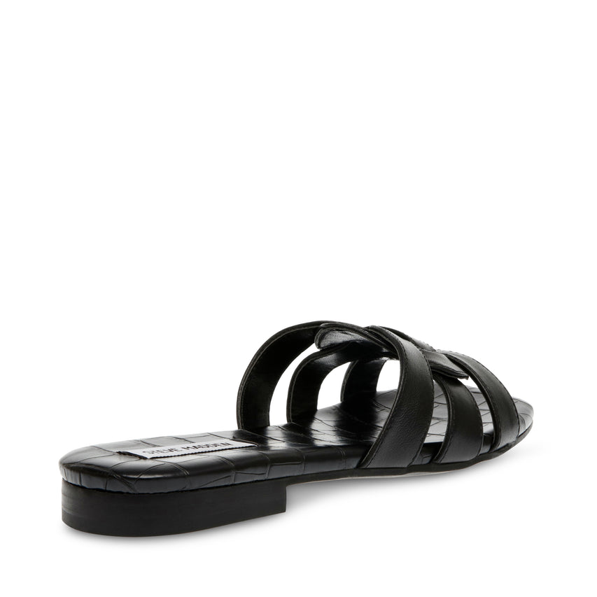 Vcay Black Leather