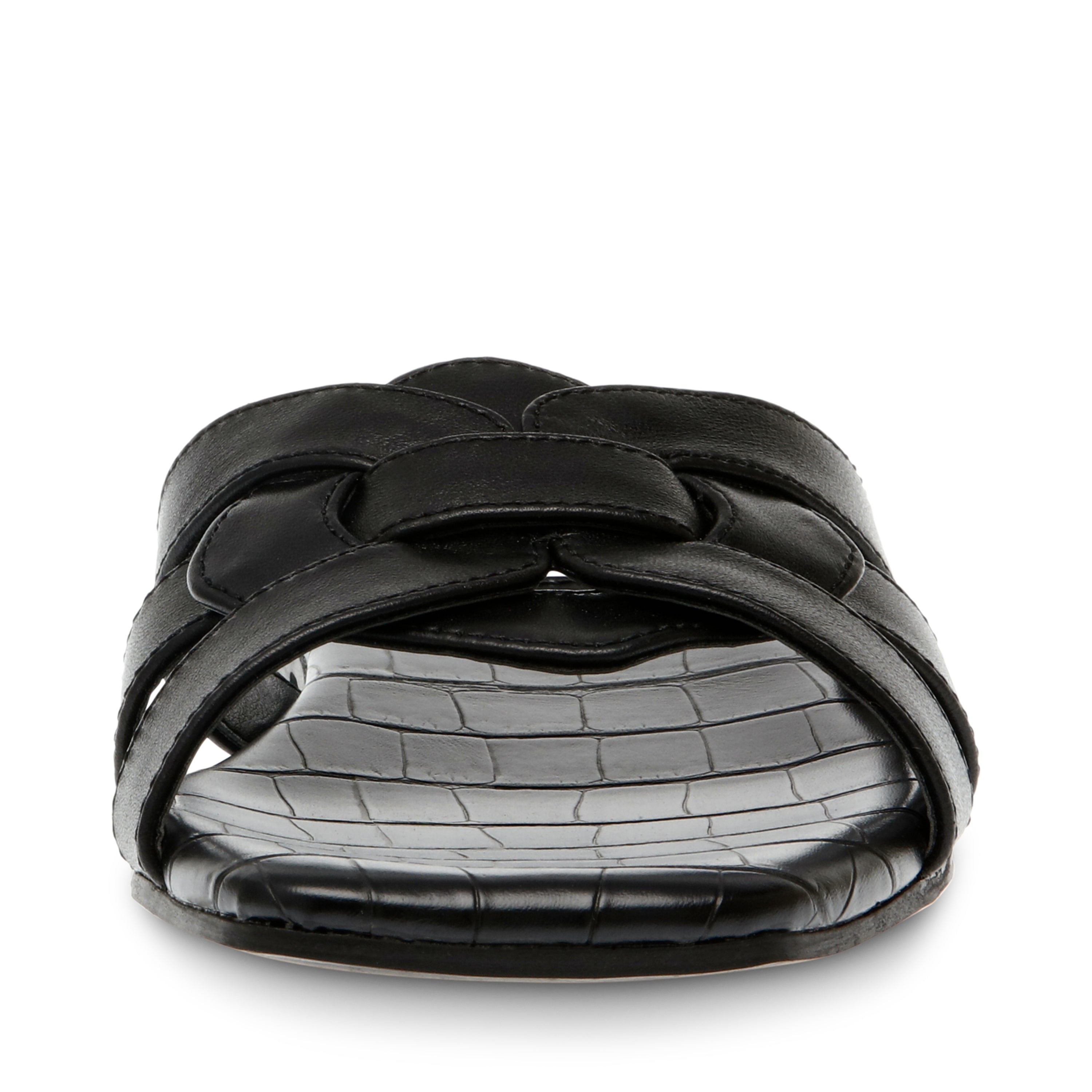 Vcay Black Leather