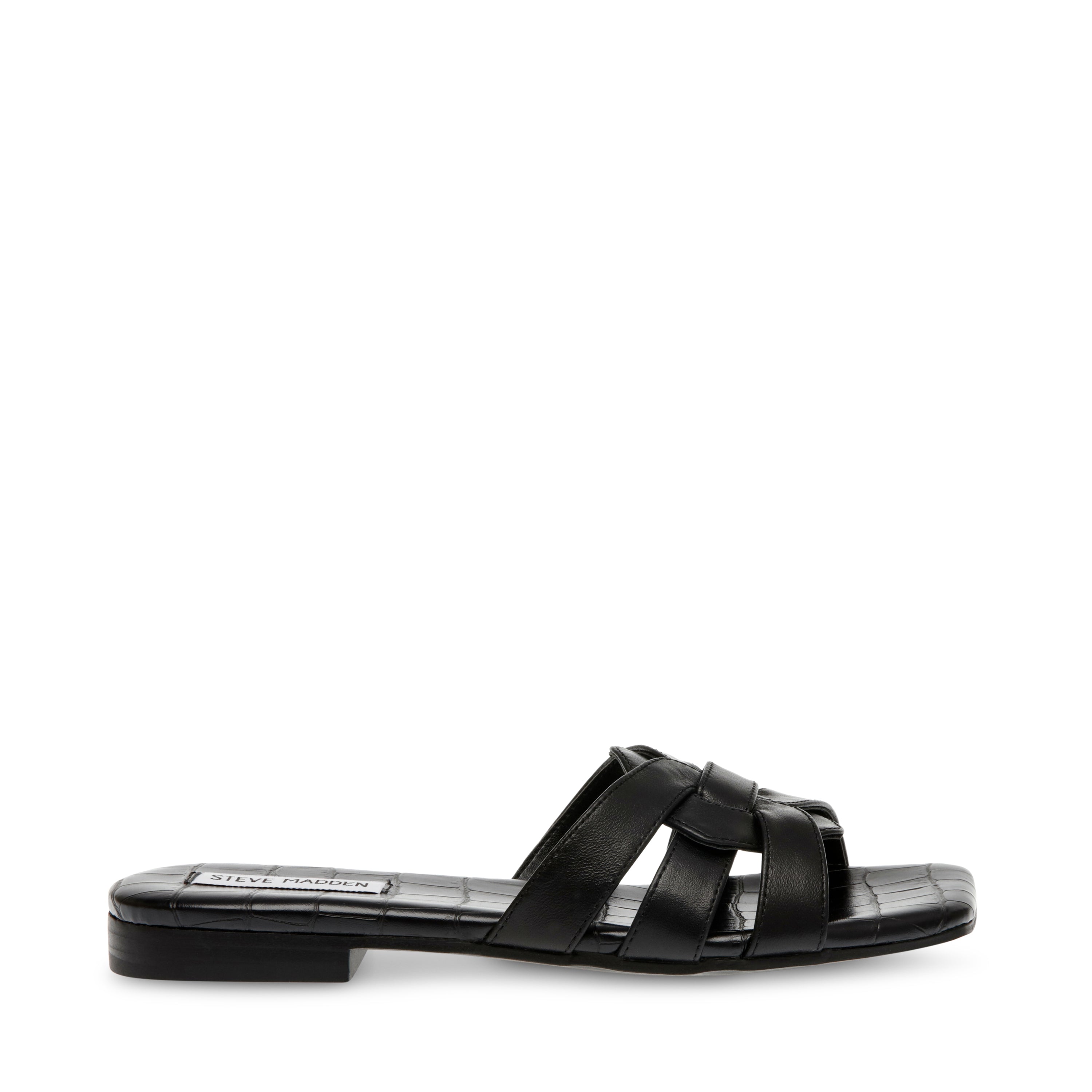 Vcay Black Leather
