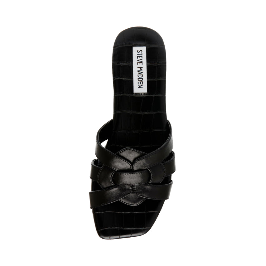 Vcay Black Leather
