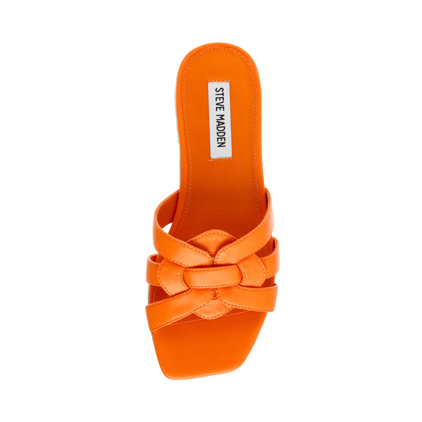 Vcay Sandal Orange Leather