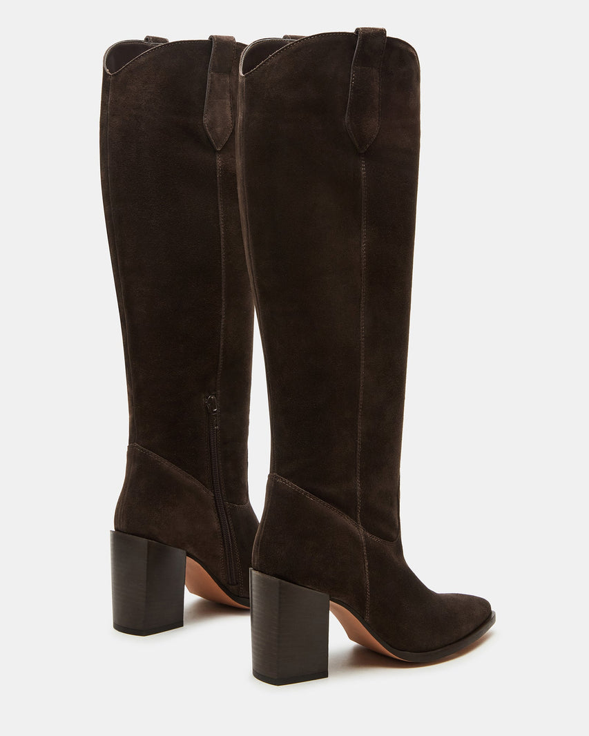 Vesey Chocolate Brown Suede