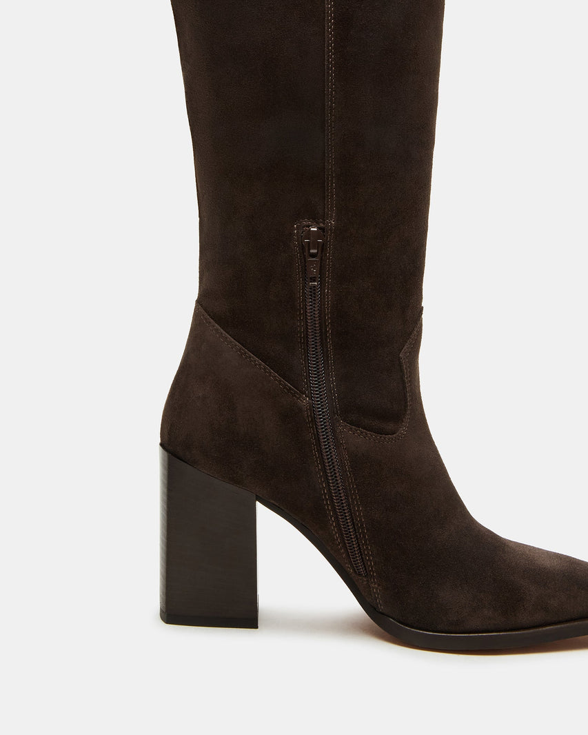 Vesey Chocolate Brown Suede