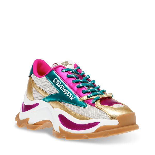 Zoomz Sneaker Fuchsia/Gold