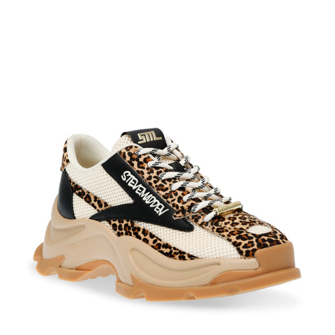 Steve Madden Zoomz Sneaker Leopard Multi New In Sneakers