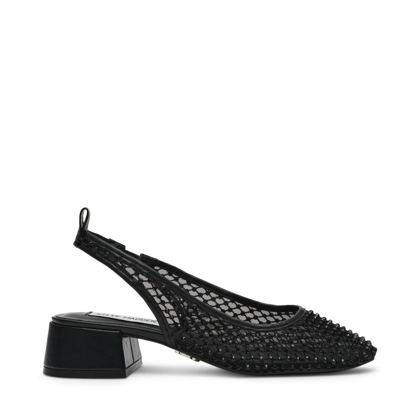 Smitten Sandals Black Mesh