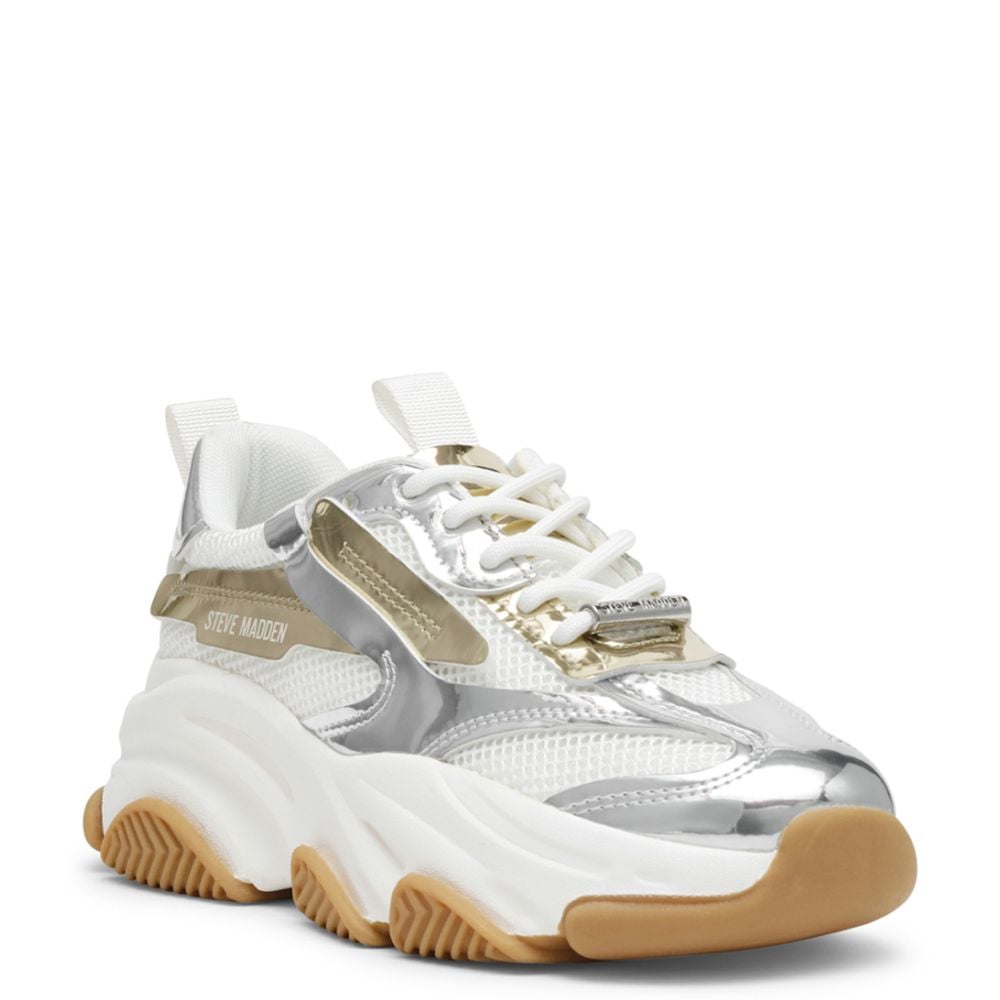 Possession-E Sneaker Silver / Gold Cream- Hover Image